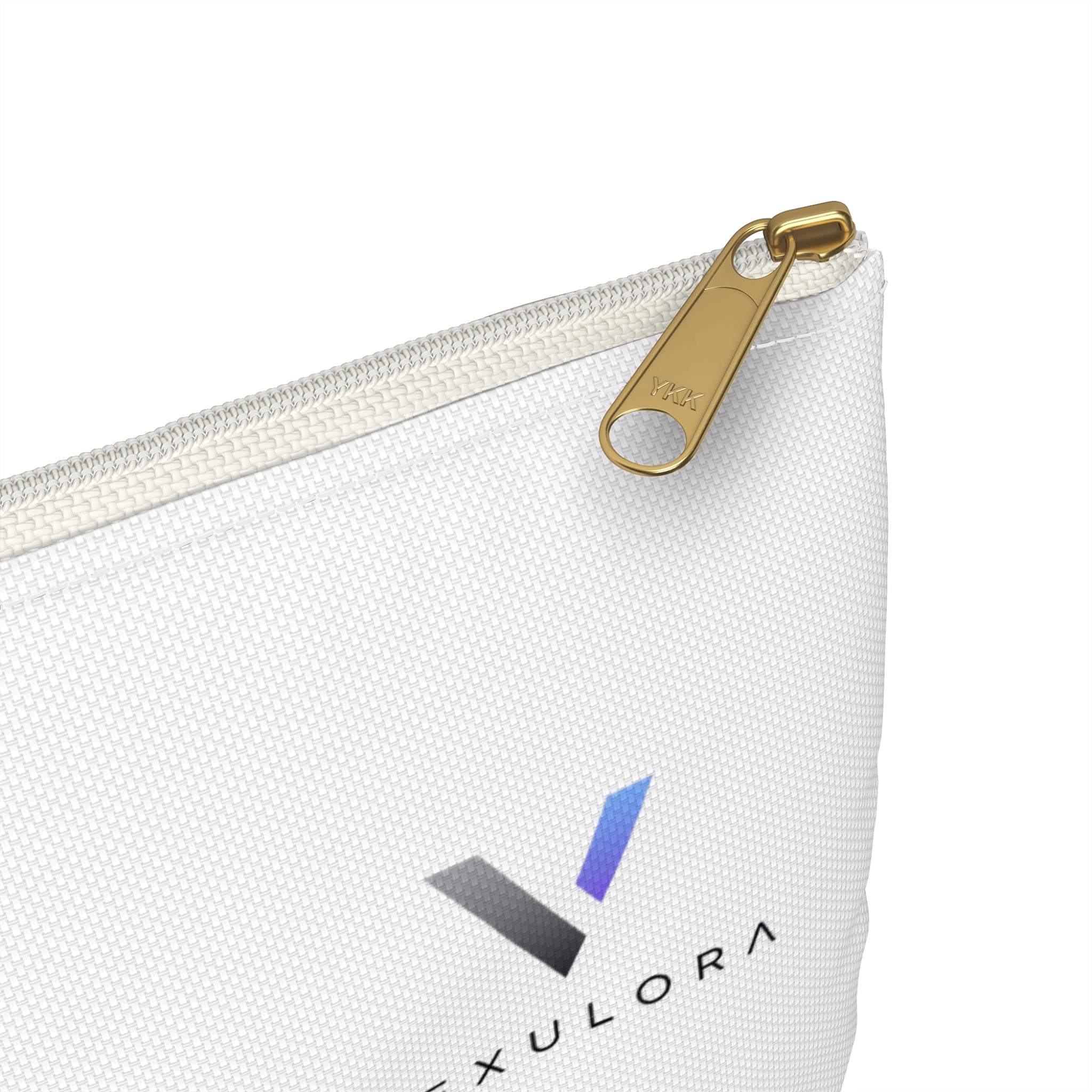 Vexulora Branded Accessory Pouch – Minimal Cosmetic & Tech Organizer