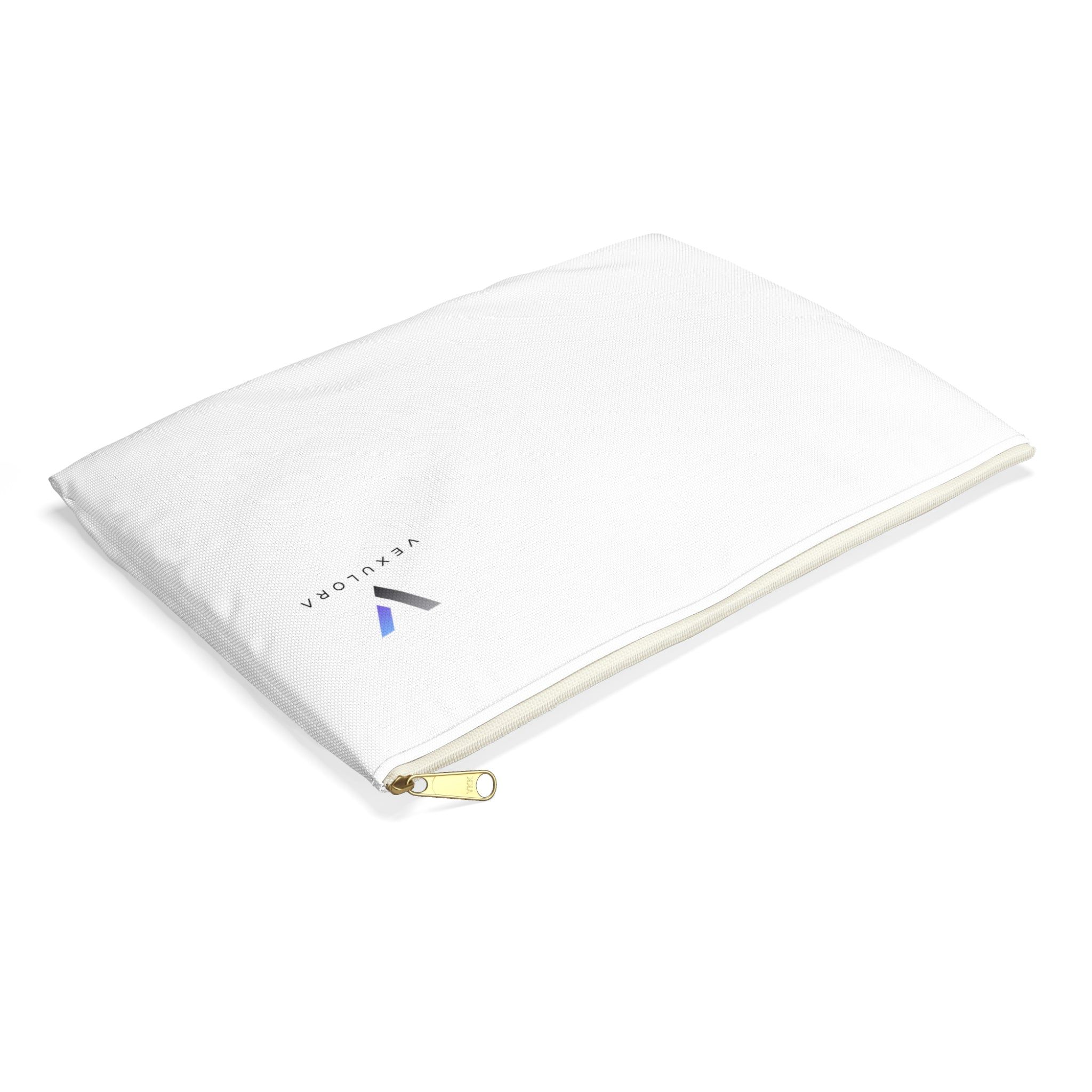 Vexulora Branded Accessory Pouch – Minimal Cosmetic & Tech Organizer