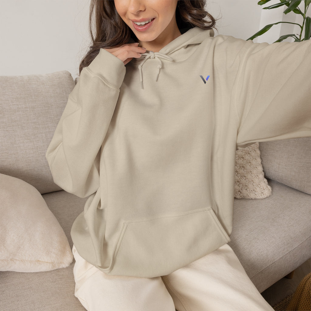 Minimal White Hoodie