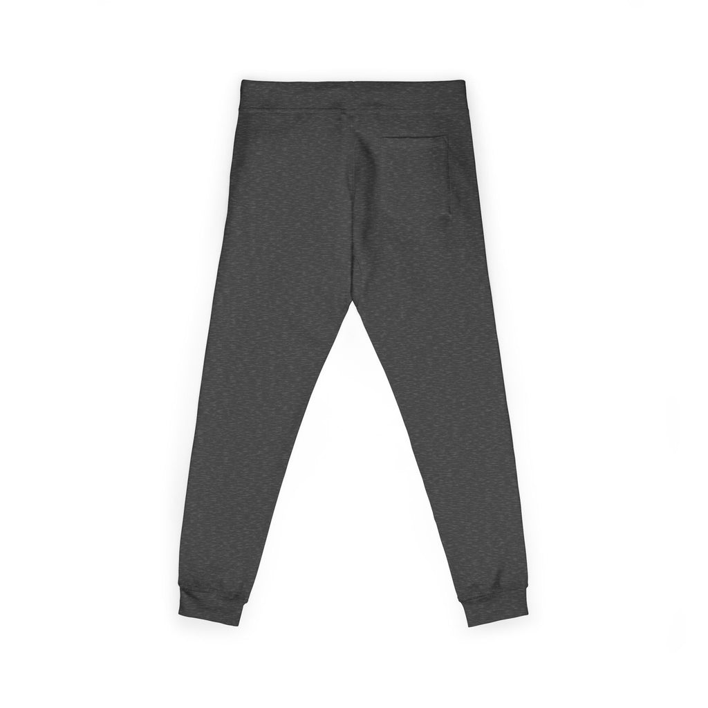 Embroidered Minimalist Fleece Sweatpants — Small Color Accent Joggers