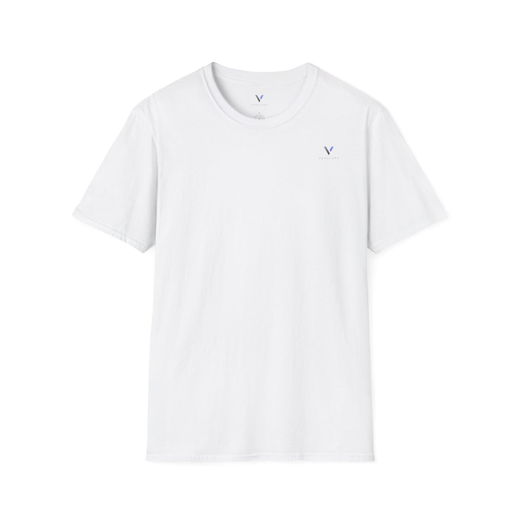 Minimal Tiny 'V' Tee – Casual Everyday White T-Shirt