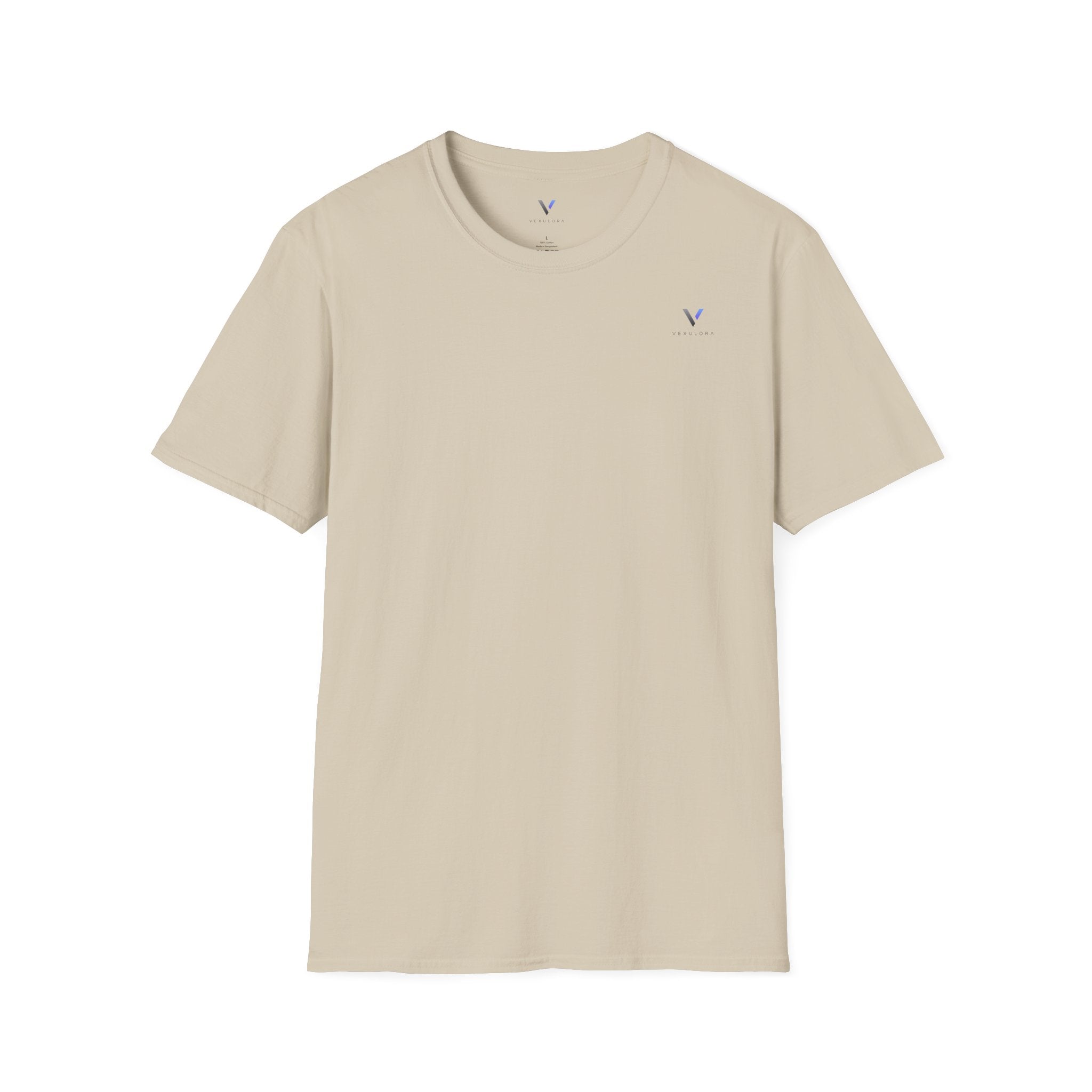 Minimal Tiny 'V' Tee – Casual Everyday White T-Shirt
