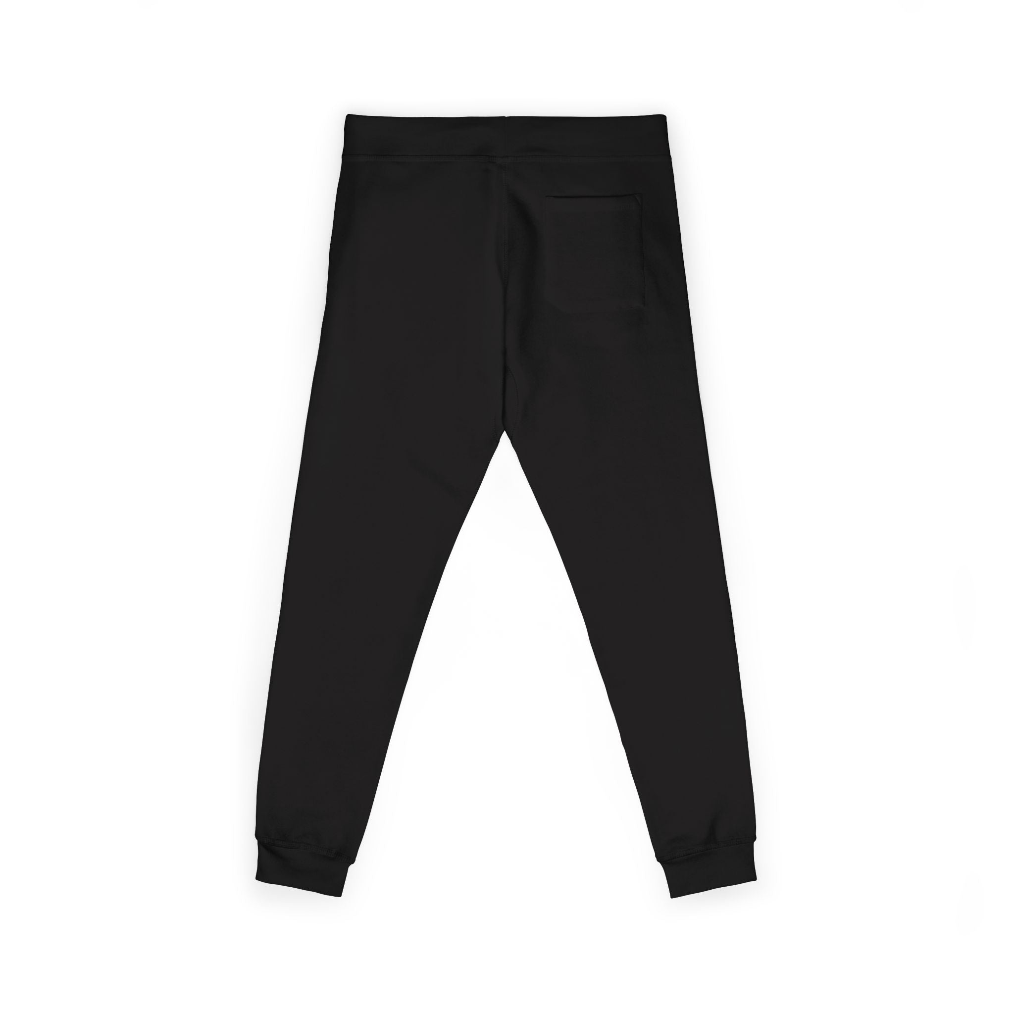 Embroidered Minimalist Fleece Sweatpants — Small Color Accent Joggers