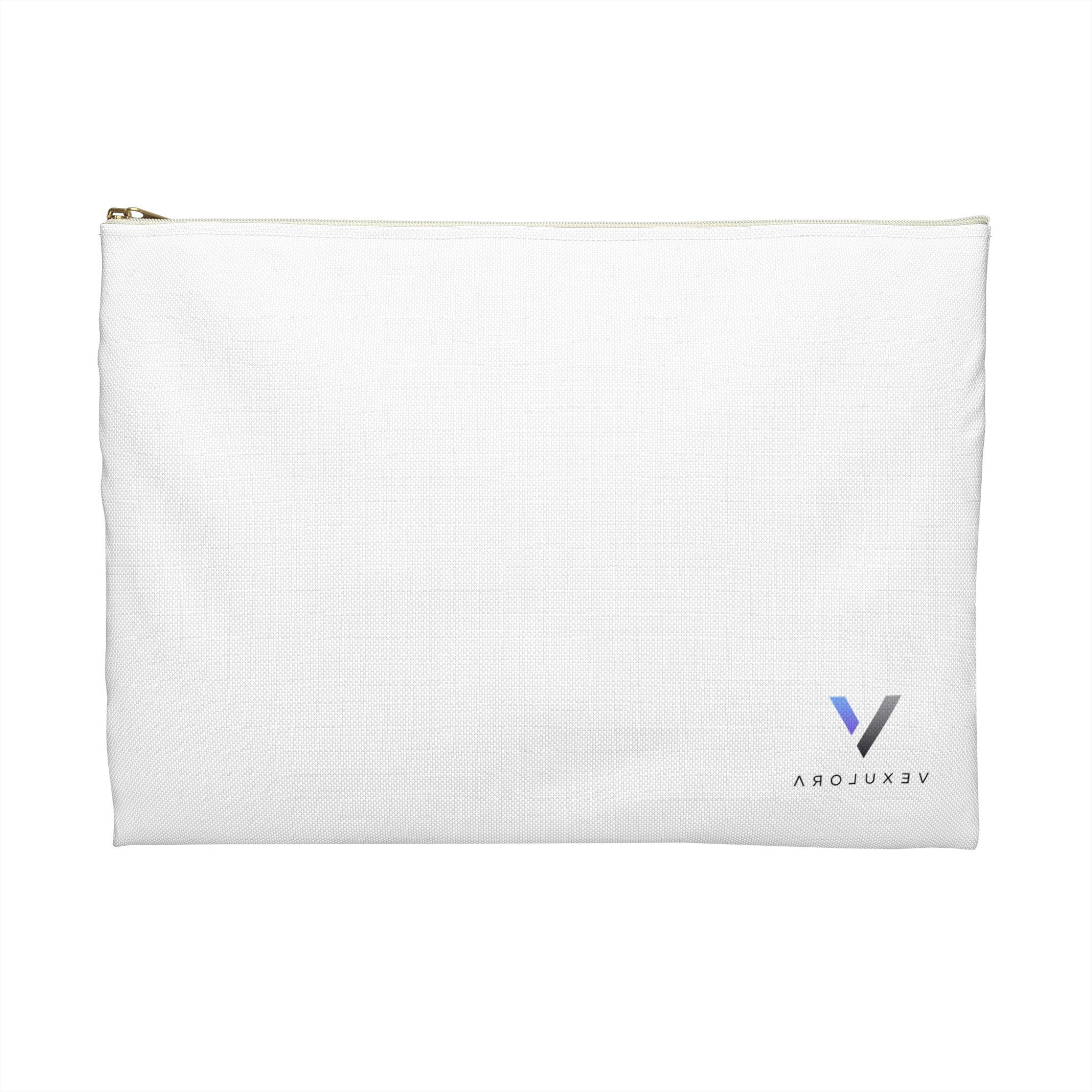 Vexulora Branded Accessory Pouch – Minimal Cosmetic & Tech Organizer