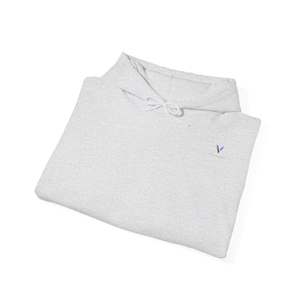 Classic White Hoodie - Minimal Embroidered Logo Pullover