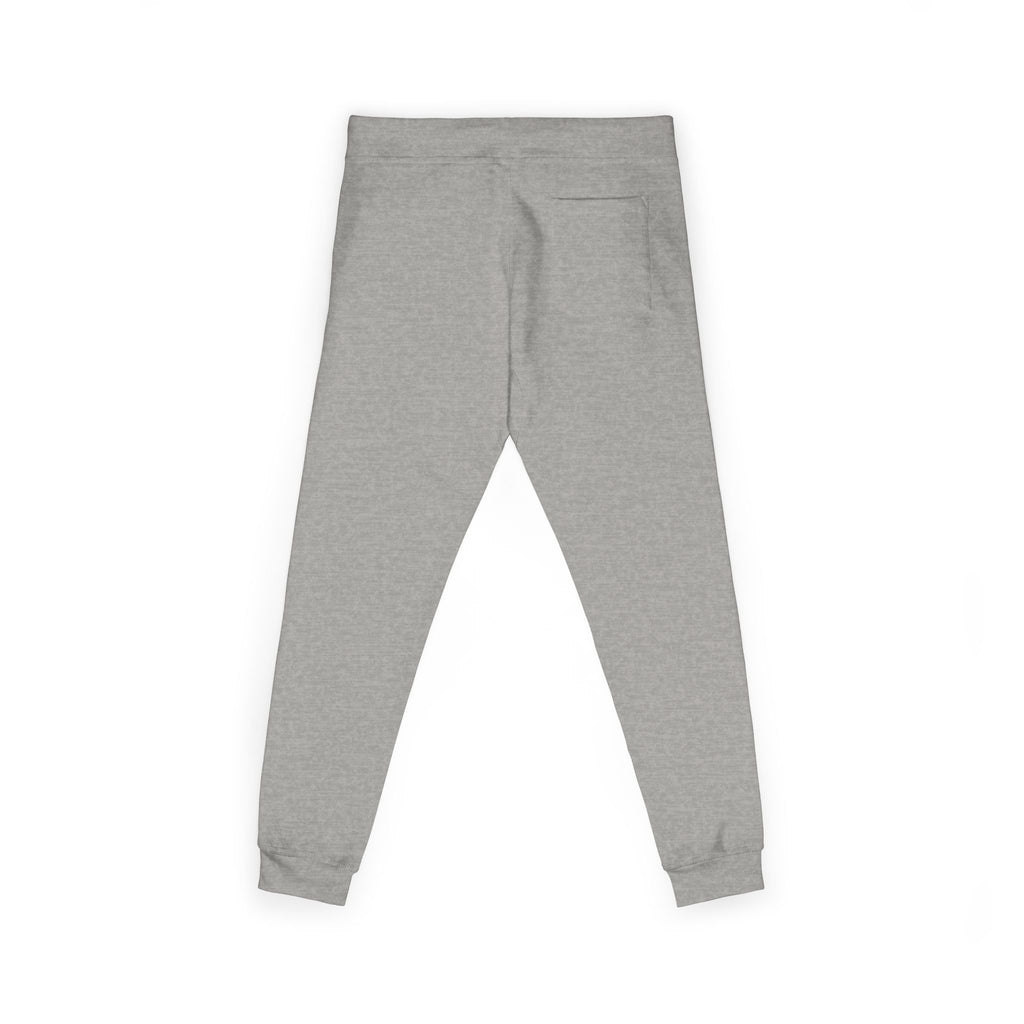 Embroidered Minimalist Fleece Sweatpants — Small Color Accent Joggers
