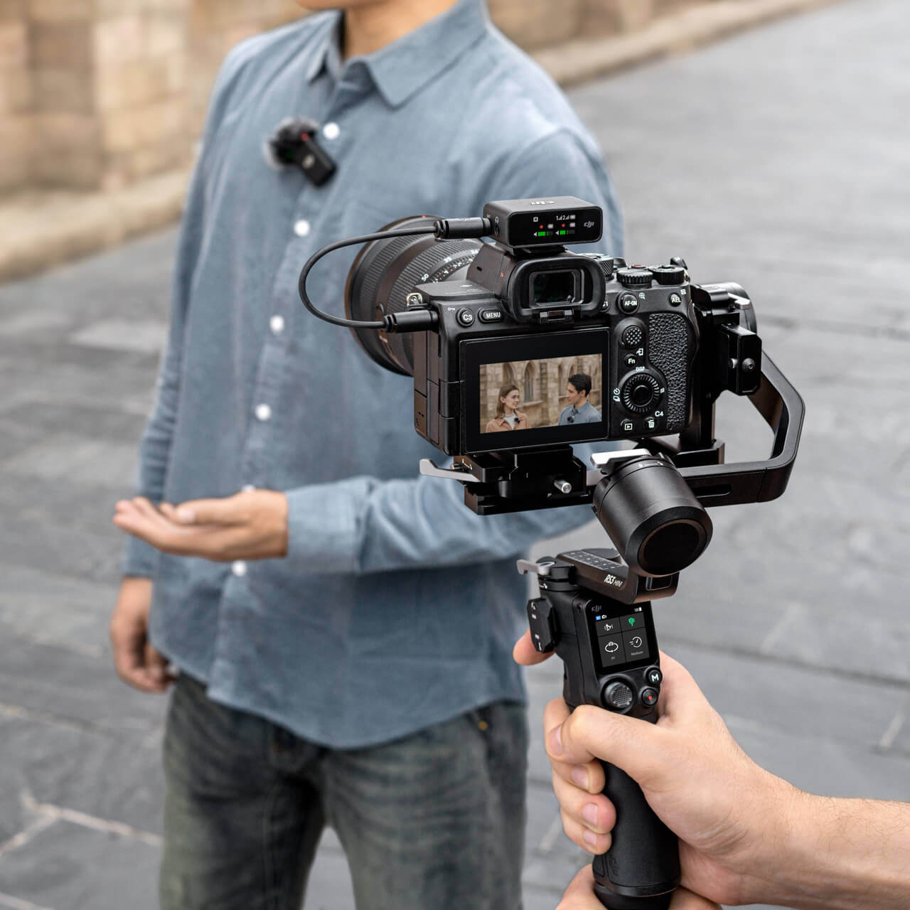 Gimbal Stabilizer 3-Axis Smooth Smart Lightweight Handheld Camera Rig