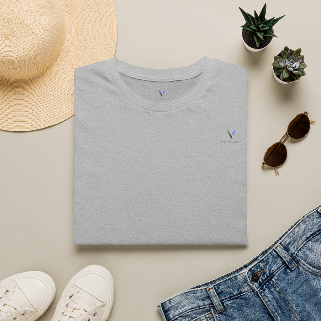 Minimal Tiny 'V' Tee – Casual Everyday White T-Shirt
