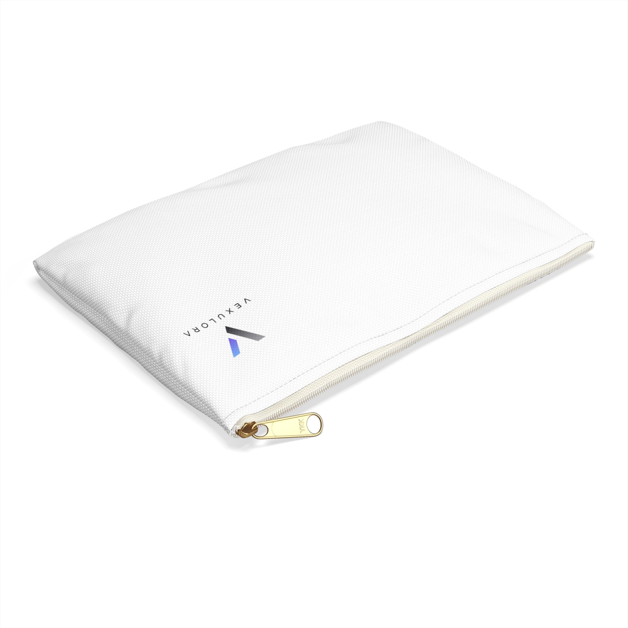 Vexulora Branded Accessory Pouch – Minimal Cosmetic & Tech Organizer