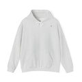 Classic White Hoodie - Minimal Embroidered Logo Pullover